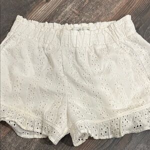 Hollister Eyelet Lace Shorts